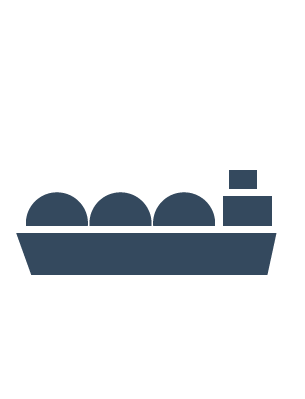 LNG tanker icon